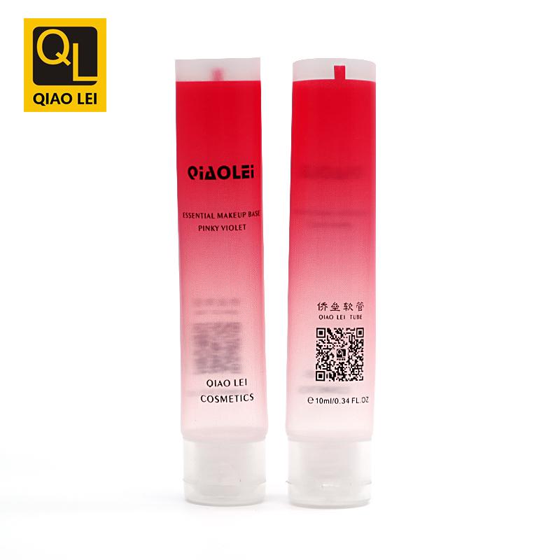 16 tube diameter, tapered flat 10ml tube, transparent clamsell cap