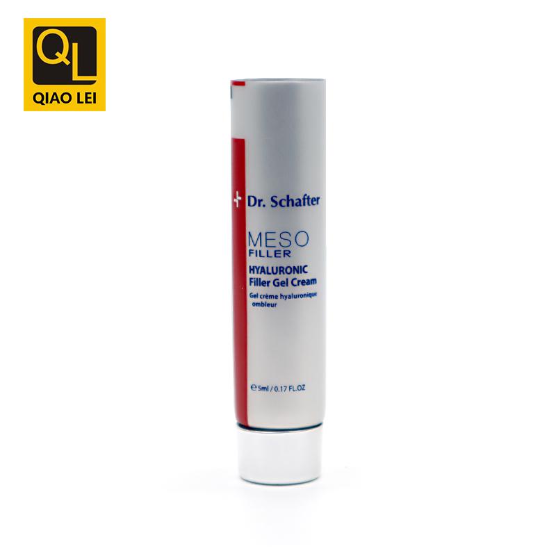 16 tube diameter, silver red edge aluminum plastic tube, electroplated screw cap