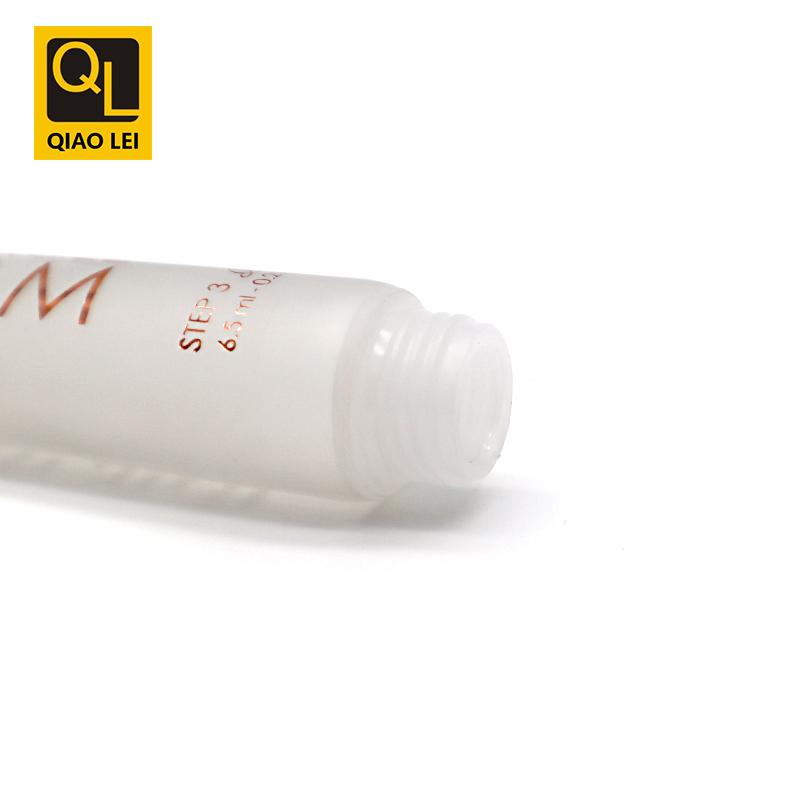 16 tube diameter, clear lipstick tube offset pink, screw cap