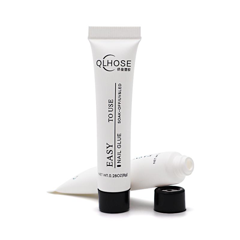 Custom 16 diameter black screw cap white tube