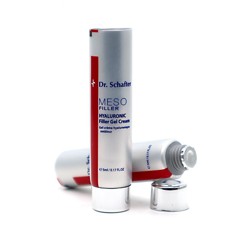 16 tube diameter, silver red edge aluminum plastic tube, electroplated screw cap