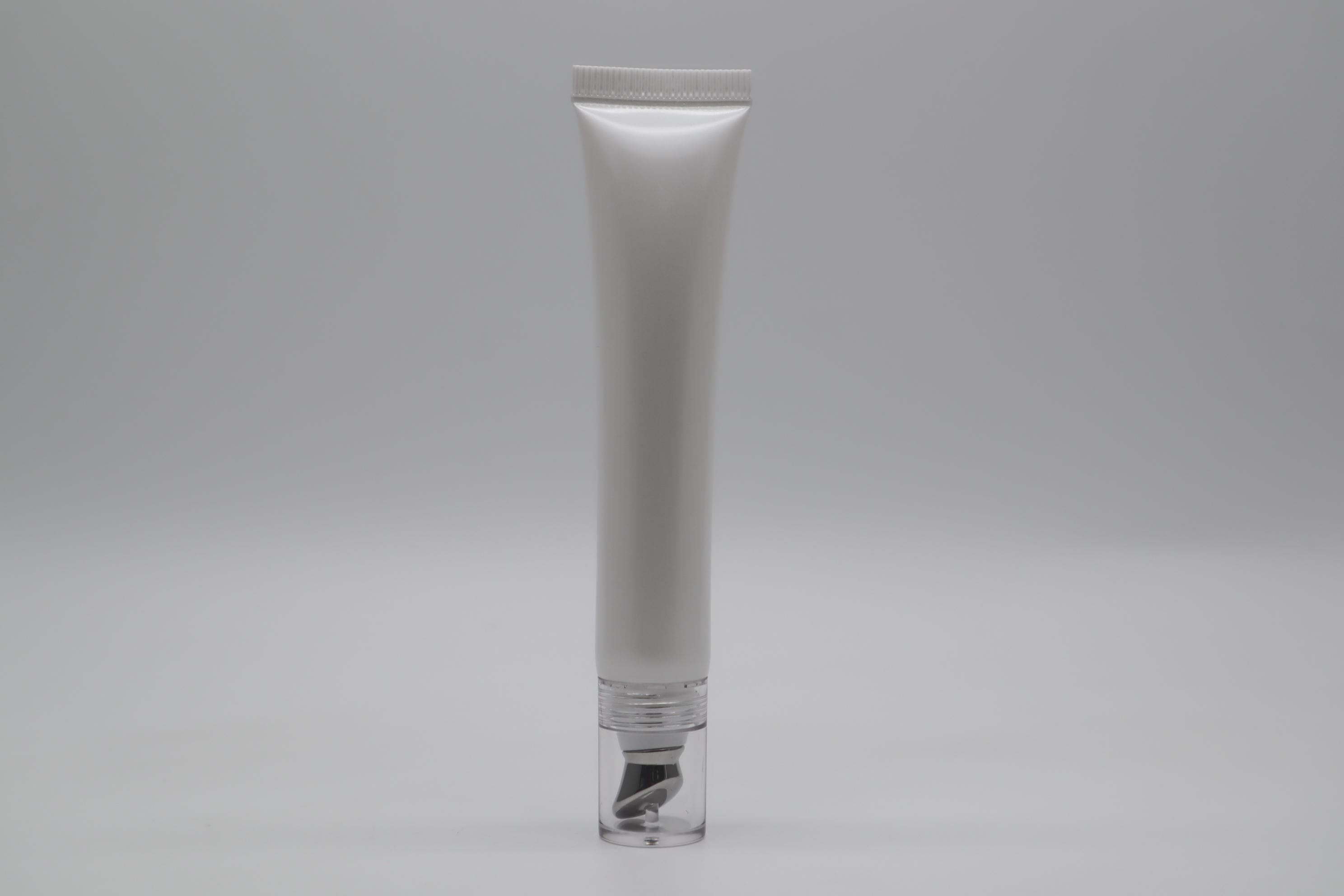 19 tube diameter, white tube, plated lipstick cap