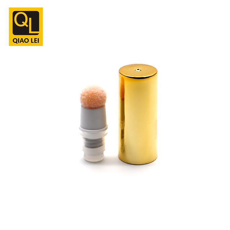 19 tube diameter, gradient pink lip gloss tube 10ml, gold straight edge cap