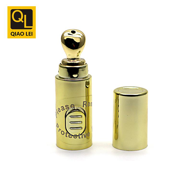 19 tube diameter, hot stamping eye cream tube, gold electric massage cover