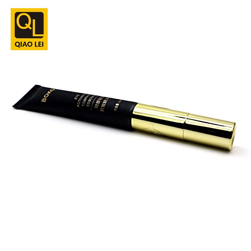 19 tube diameter, hot stamping eye cream tube, gold electric massage cover
