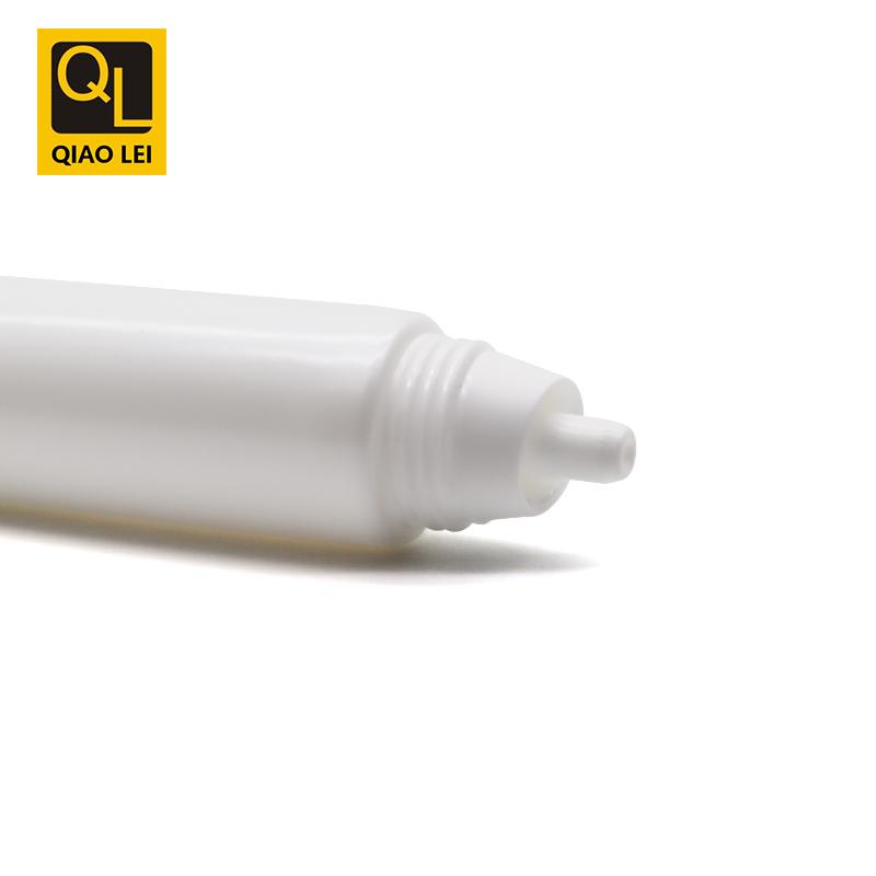 19 tube diameter, white tube, plated lipstick cap