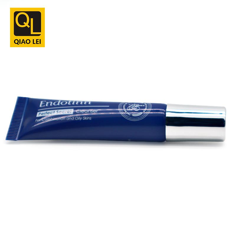 19 tube diameter, dark blue tube, electroplated straight edge cap