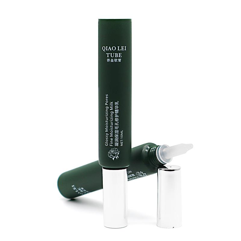 19 tube diameter, green hose, clear needle plug, electroplated straight edge cap