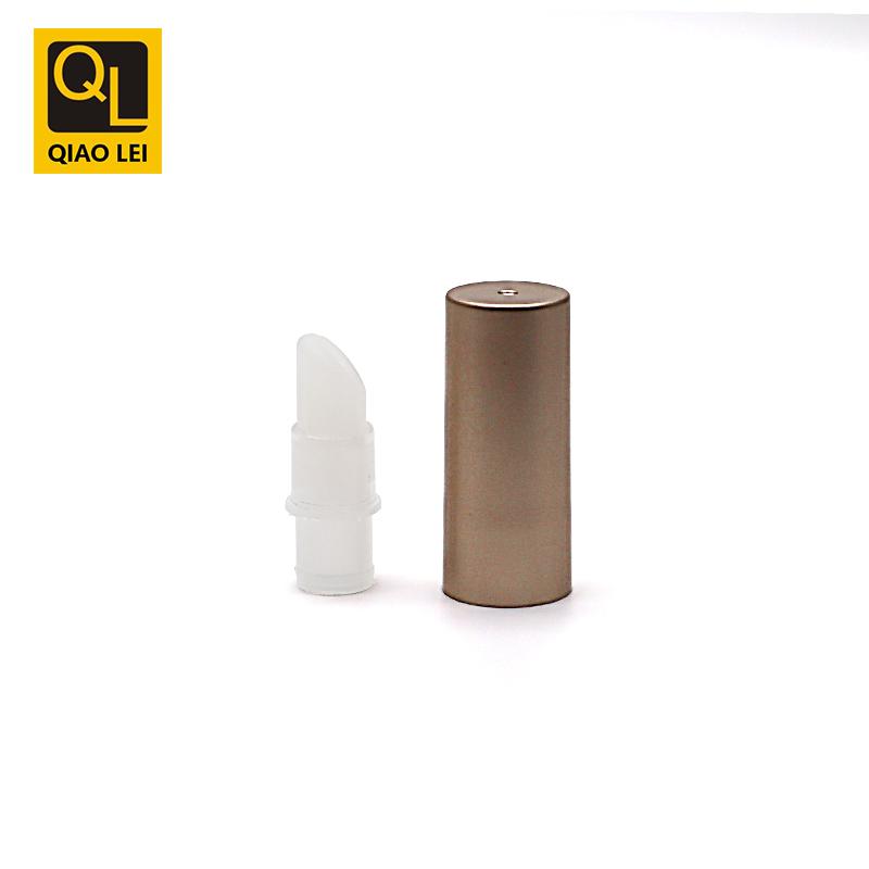 19 tube diameter, green hose, Silicone single hole lip balm, straight edge cap