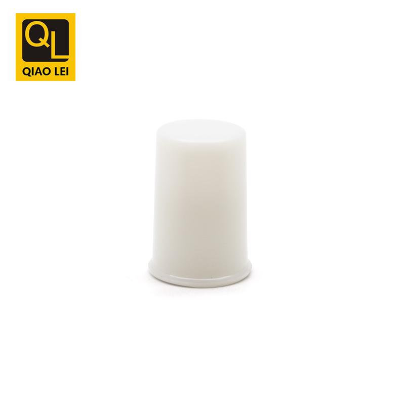 19 tube diameter, green hose, WHITE TIP straight edge cap