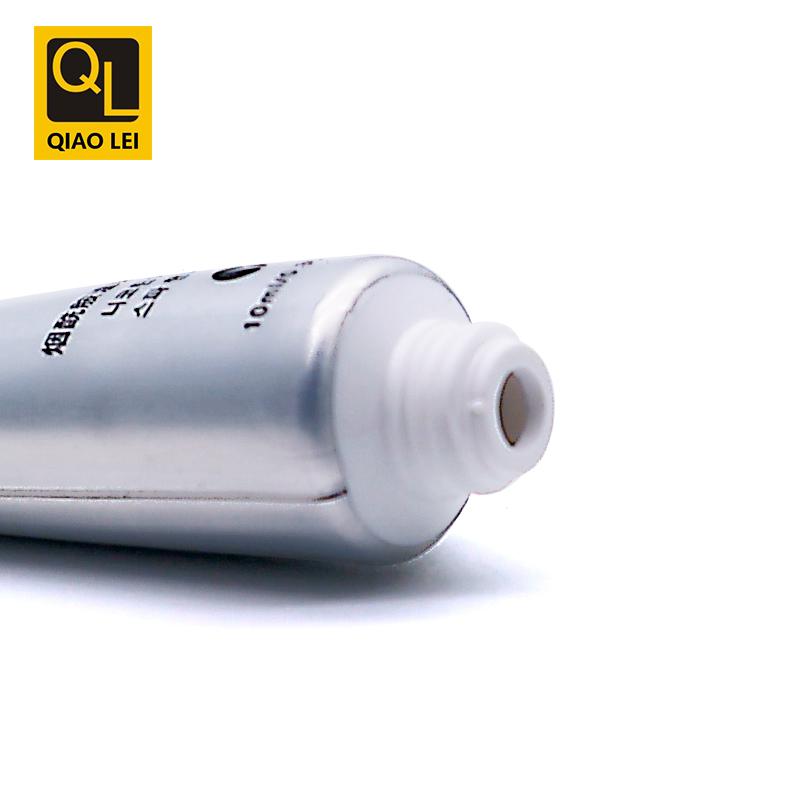 19 tube diameter, silver aluminum plastic tube, black octagonal cover