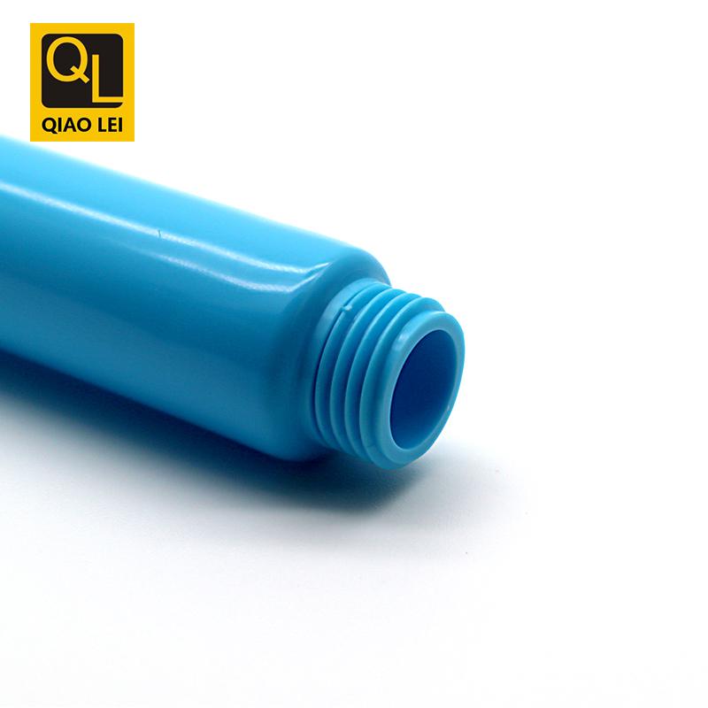 19 tube diameter, blue lipstick tube 10ml, white lipstick cap