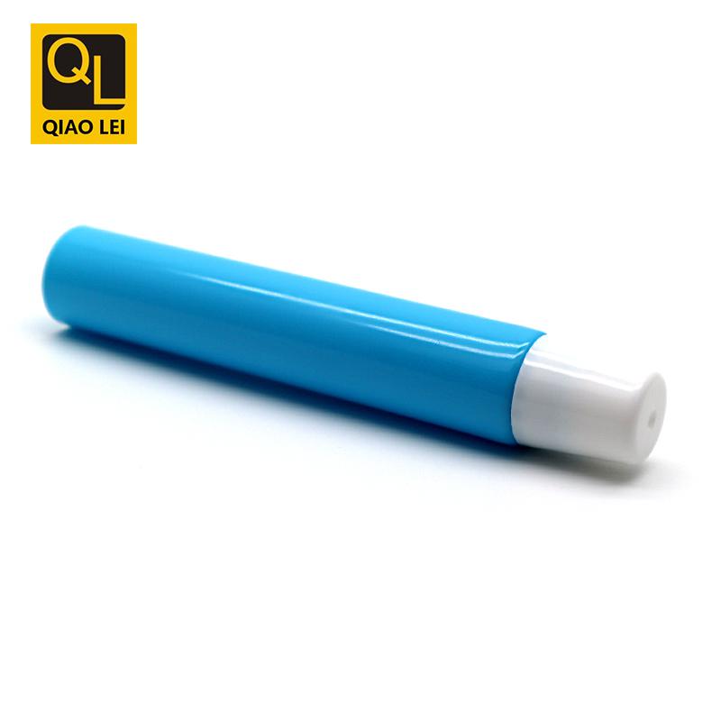 19 tube diameter, blue lipstick tube 10ml, white lipstick cap