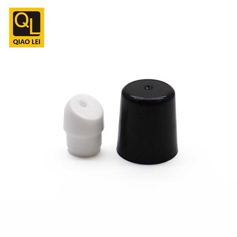 19 tube diameter, white lipstick tube 15ml, black lipstick cap