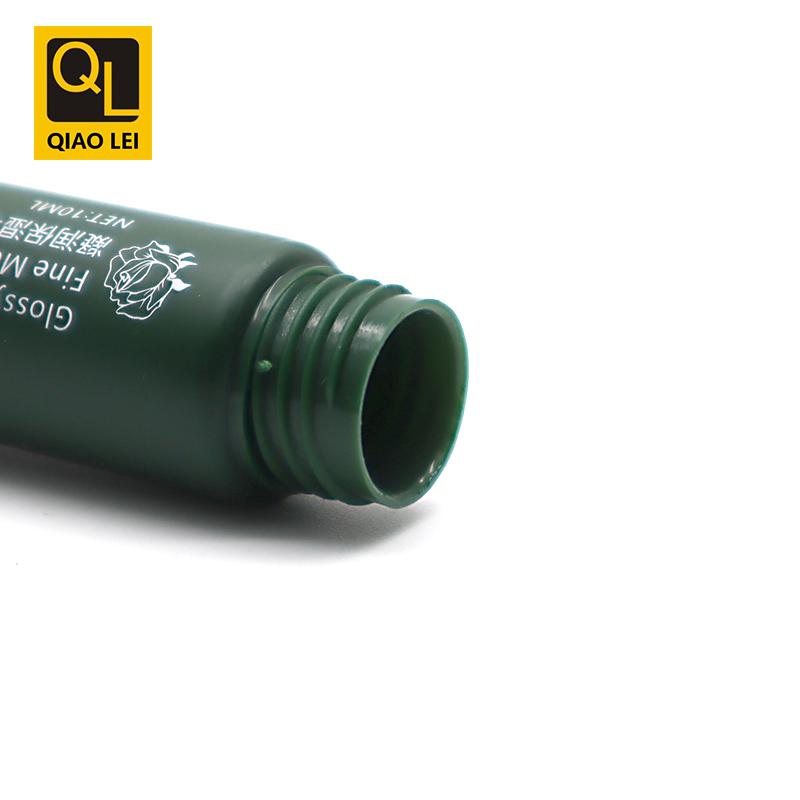 19 tube diameter, green hose, cylinder flocking head, straight edge cap