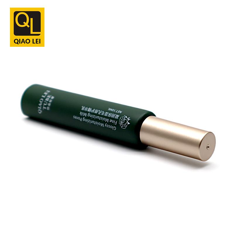 19 tube diameter, green hose, Silicone single hole lip balm, straight edge cap