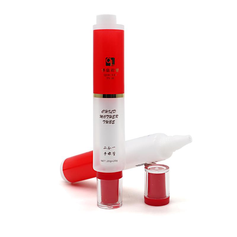 25 tube diameter, female and child hose 40g, red acrylic cover