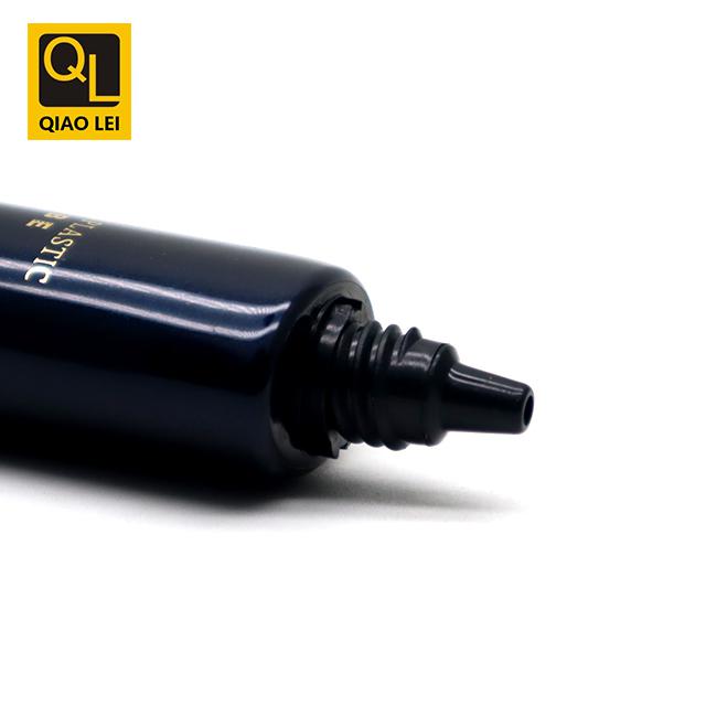 25 tube diameter, black flat tube 40ml, conjoined high flat teeth, gold edge high flat screw cap