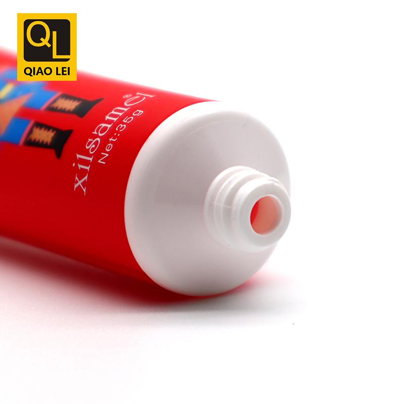 25 tube diameter, red hose, white screw cap