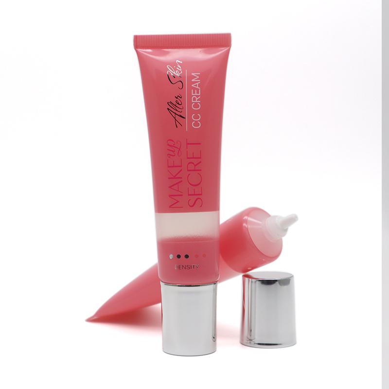 25 tube diameter, pink hose 40ml, straight edge cap