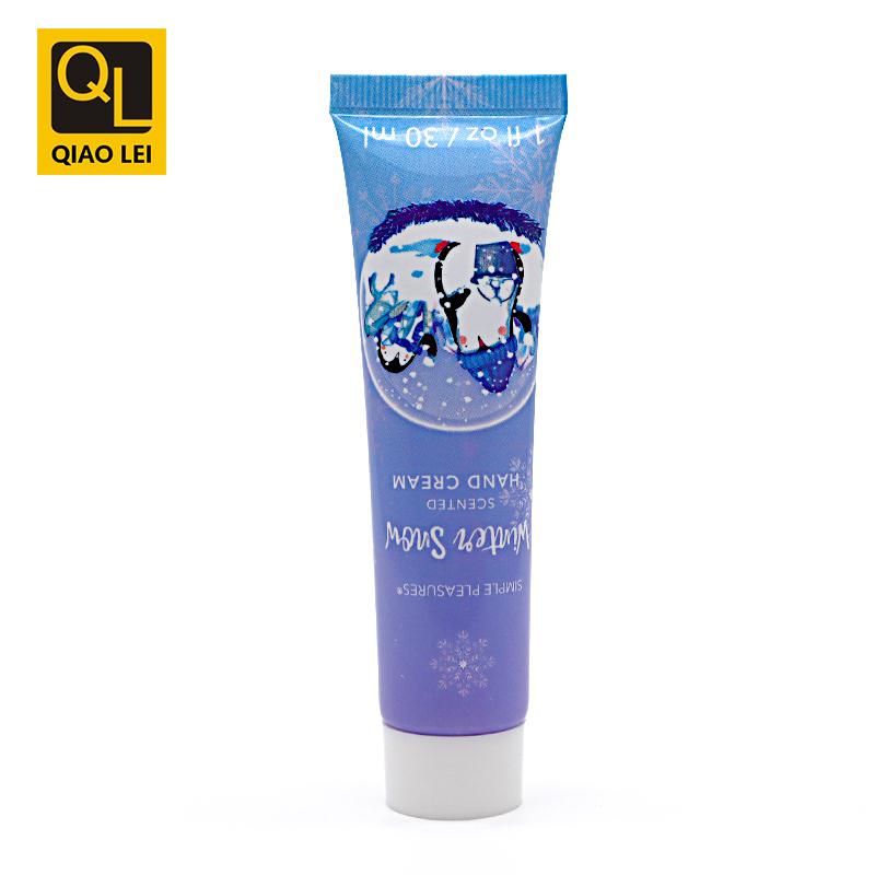 25 tube diameter, 30ml blue purple hand cream tube, white screw cap