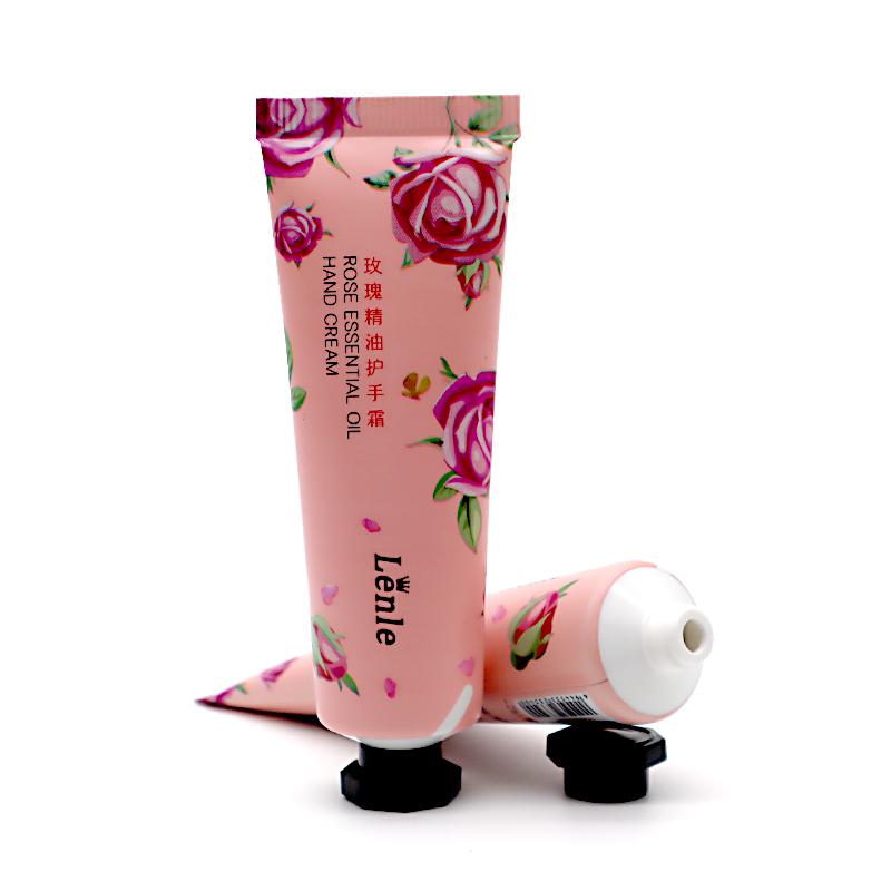 25 tube diameter, pink flower aluminum plastic tube, black octagonal cover