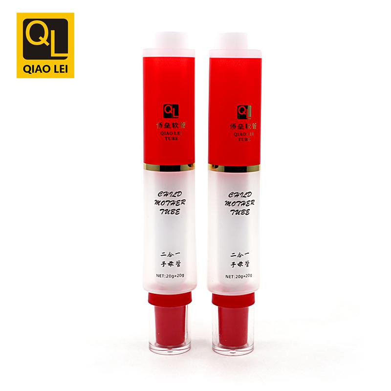 25 tube diameter, female and child hose 40g, red acrylic cover