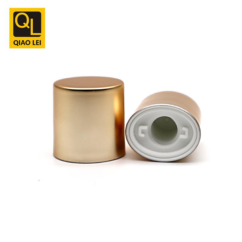 25 tube diameter, black hot stamping hose , gold oval tip cap with internal plug