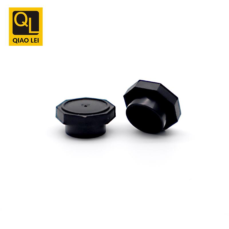 25 tube diameter, aluminum plastic tube, black octagonal cover