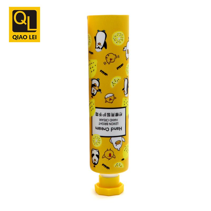30 tube diameter, yellow cartoon aluminum plastic tube, yellow octagonal cover