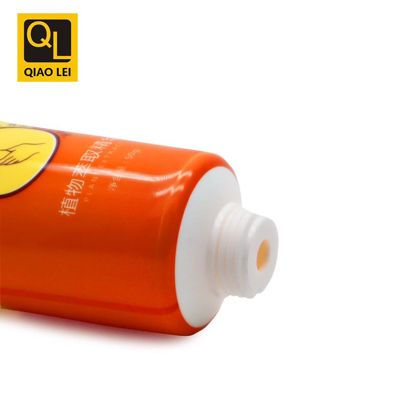 30 tube diameter, olive smooth hand cream hose, white screw cap