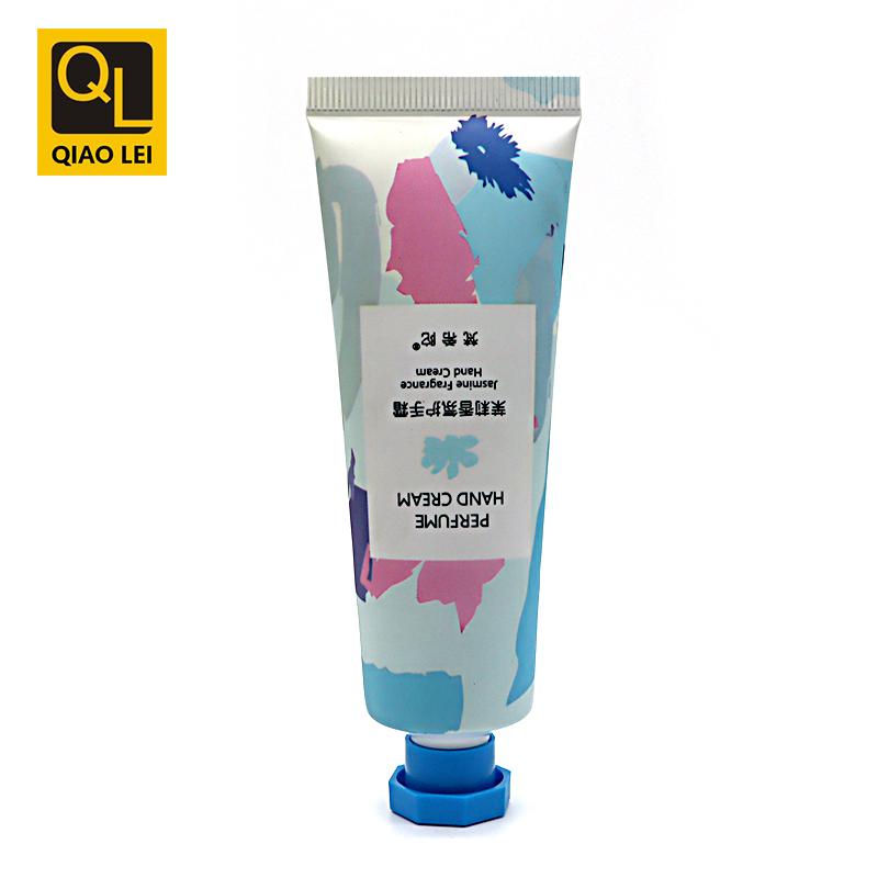 30 tube diameter, blue aluminum plastic tube 50ml, blue octagonal cover