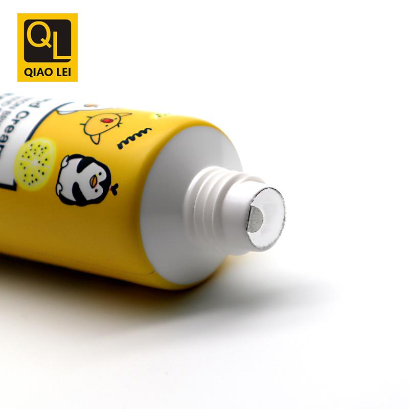 30 tube diameter, yellow cartoon aluminum plastic tube, yellow octagonal cover