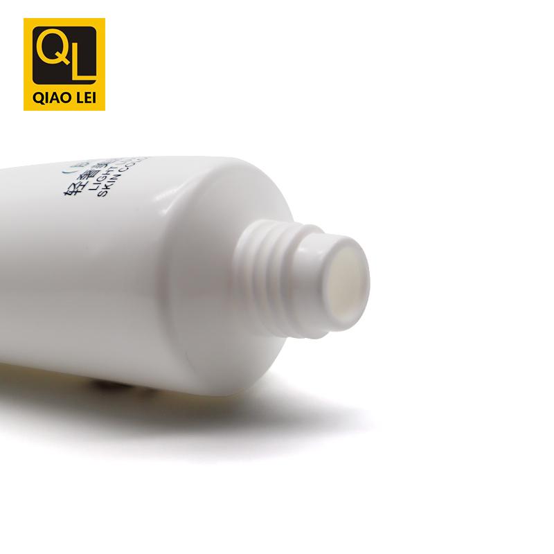 30 tube diameter, white sunscreen hose, silver pump head, transparent outer cover