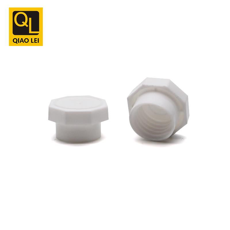 30 tube diameter, red aluminum-plastic tube, white octagonal cover