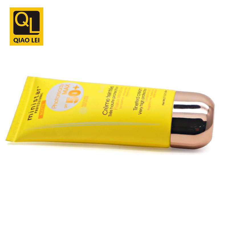 35 tube diameter, yellow hose, electroplated flat trapezoidal cap