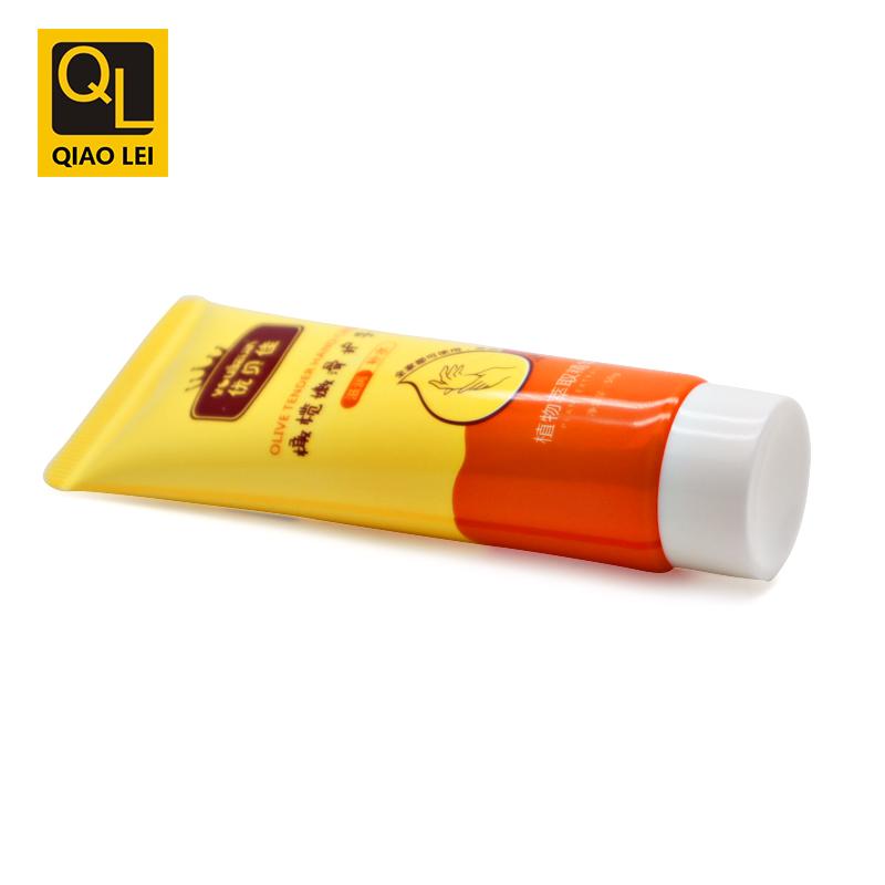 30 tube diameter, olive smooth hand cream hose, white screw cap