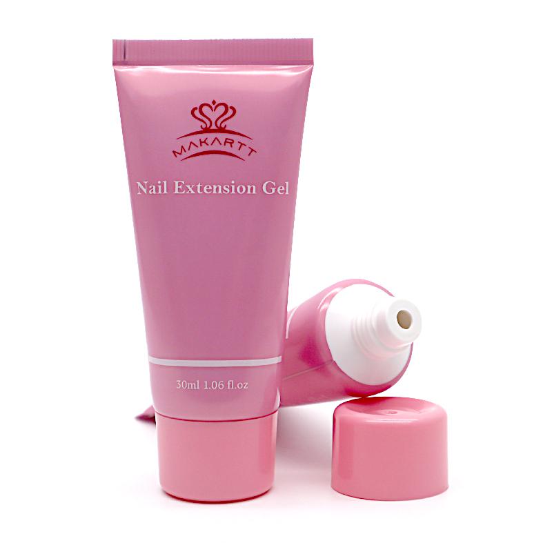 30 tube diameter, pink nail polish aluminum plastic tube, pink screw cap