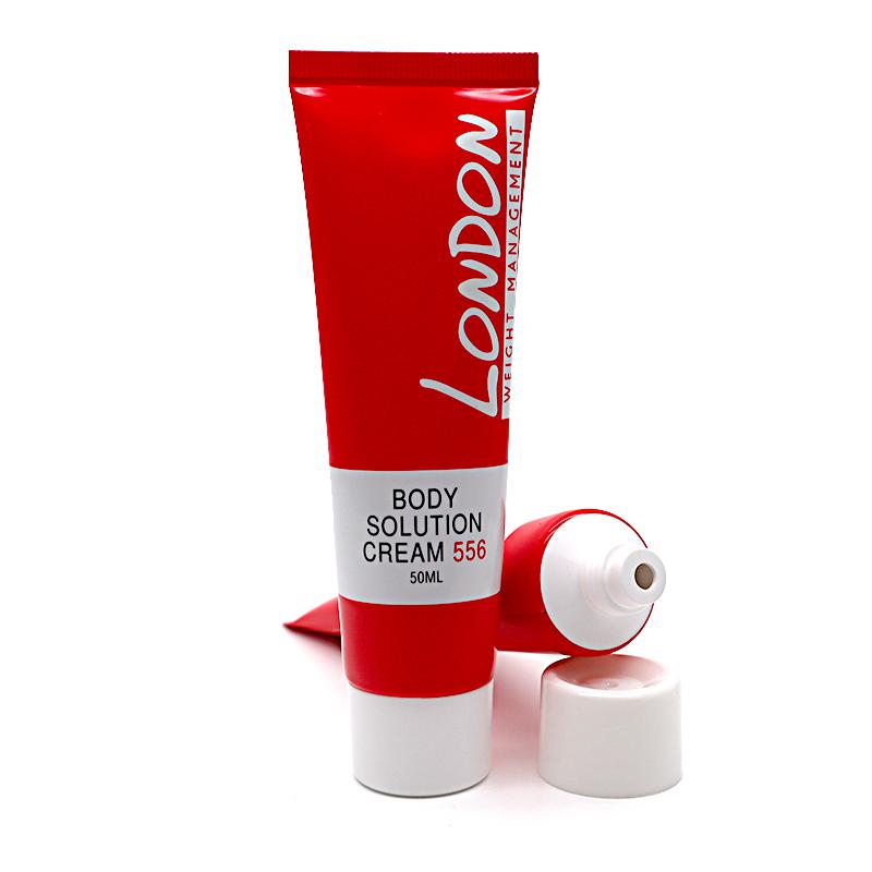 30 tube diameter, red hose, white concave top screw cap