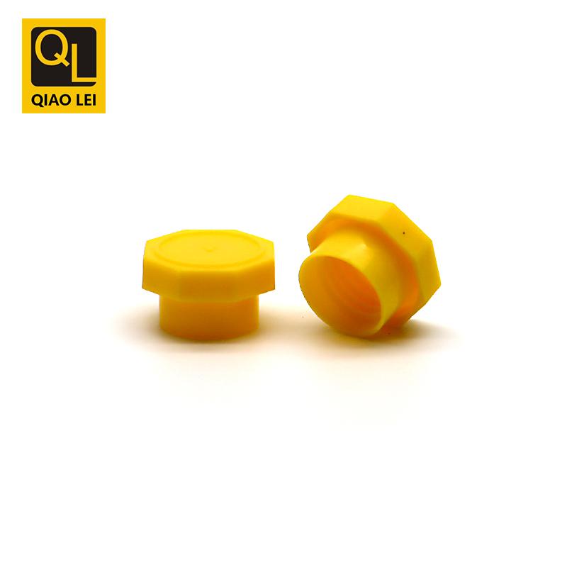 30 tube diameter, yellow cartoon aluminum plastic tube, yellow octagonal cover