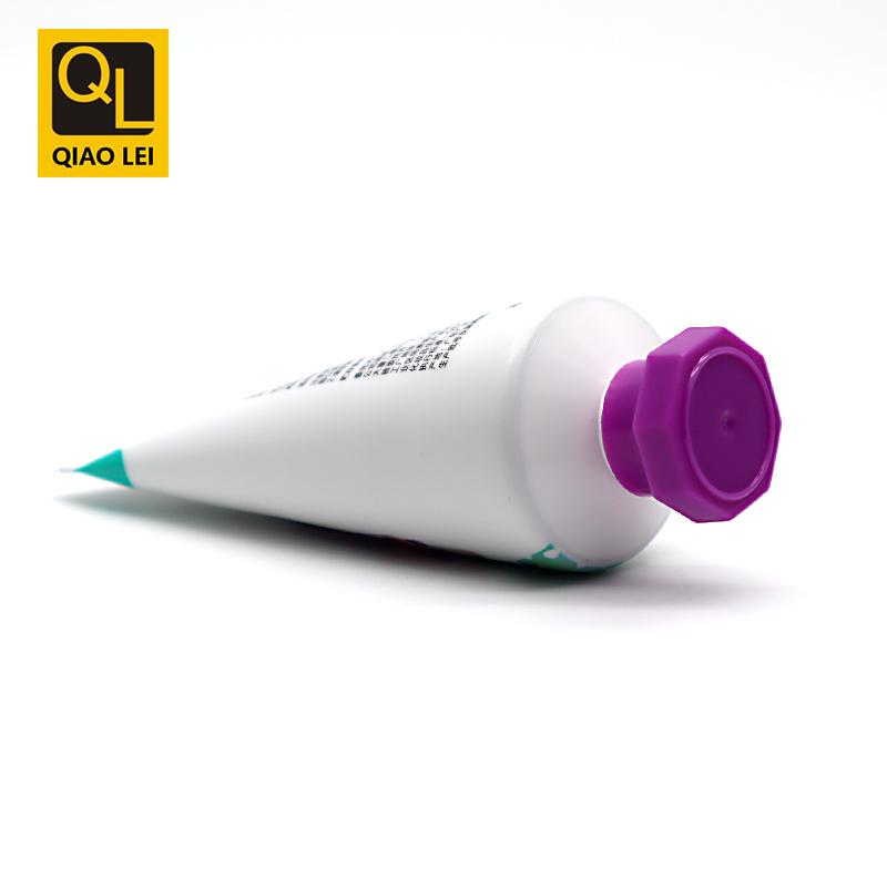 35 tube diameter, 30ml white aluminum-plastic tube, purple octagonal cover
