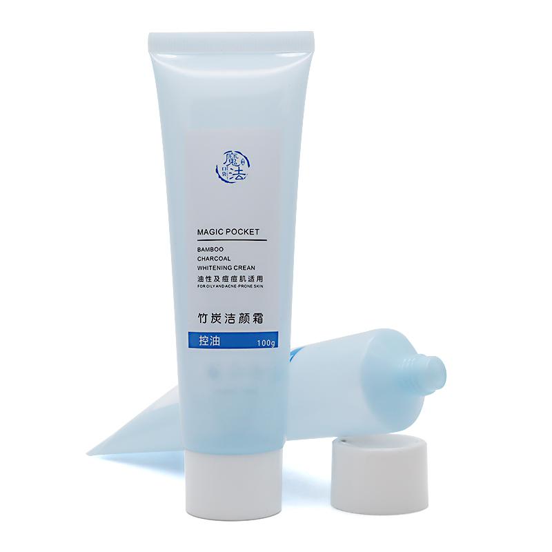 35 tube diameter, light blue transparent hose, white concave top screw cap