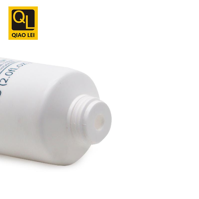 30 tube diameter, white tube, black screw cap