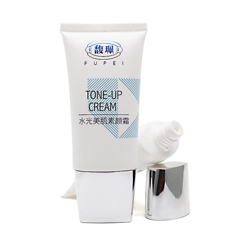 40 tube diameter, flat white tube, electroplated screw cap