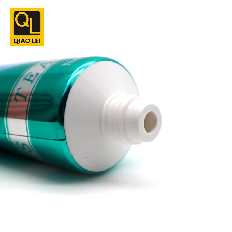 35 tube diameter, green aluminum plastic tube, electroplated cover