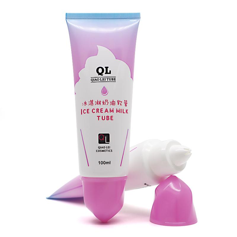 40 tube diameter, 100g ice cream tube, ice cream lid