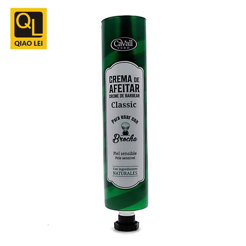 40 tube diameter, green aluminum plastic tube 150ml, black octagonal cover