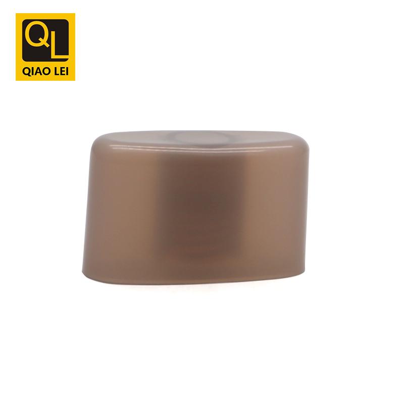 50 tube diameter, white hose, brown flat screw cap