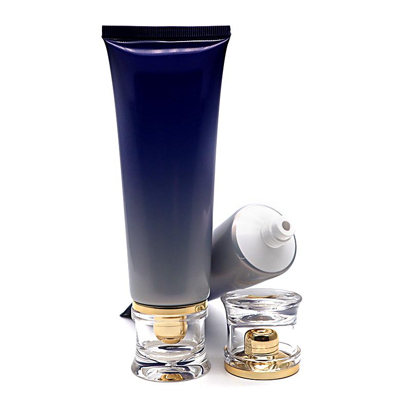 40 tube diameter, purple gradient hose, acrylic cap