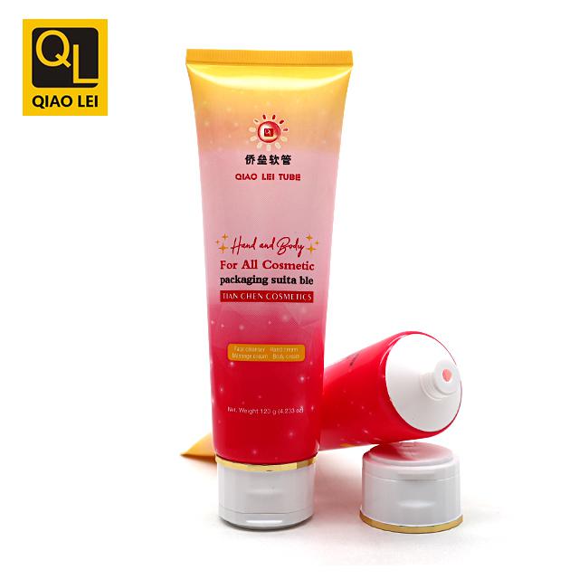 40 tube diameter, gradient hose 120g, white electroplated gold edge clamshell